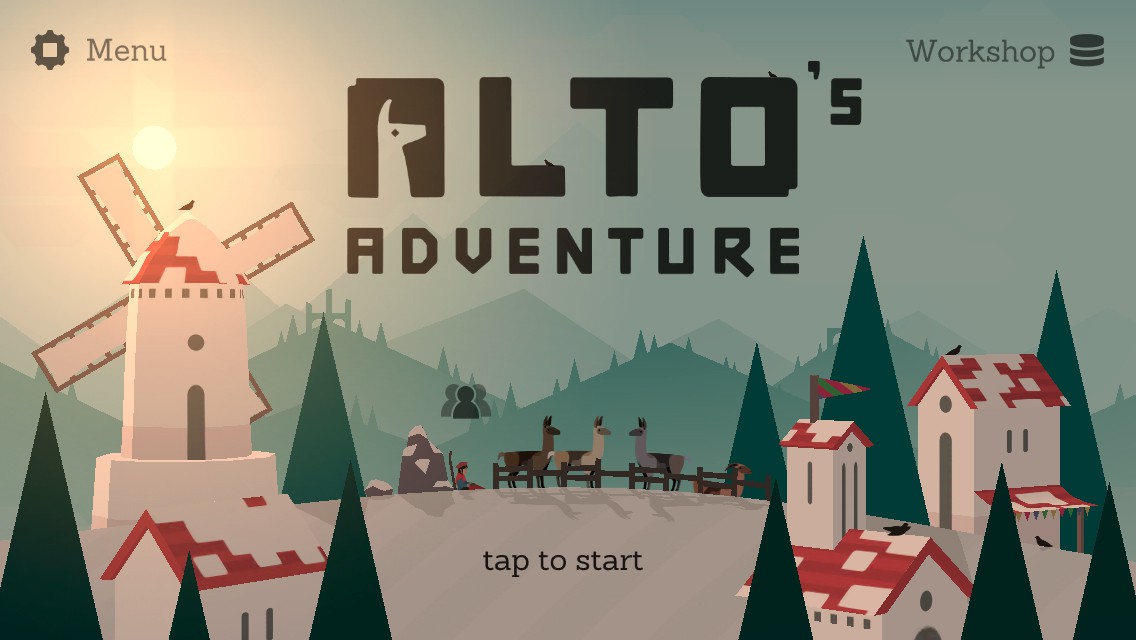 Alto's Adventure Title Screen